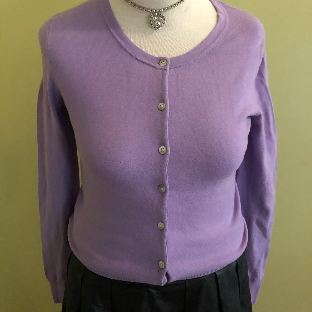 Old Navy Lilac Cardigan Sweater
